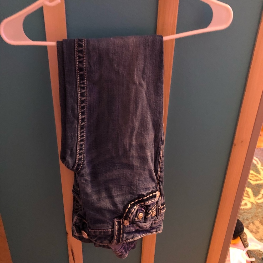 Tight boot cut jeans